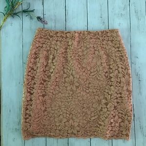 NWT! H&M Pink Lace Skirt NWT